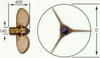 LDS Three Blade Feathering Propeller
